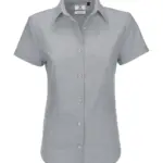 71142 - Oxford SSL/women Shirt, silver moon