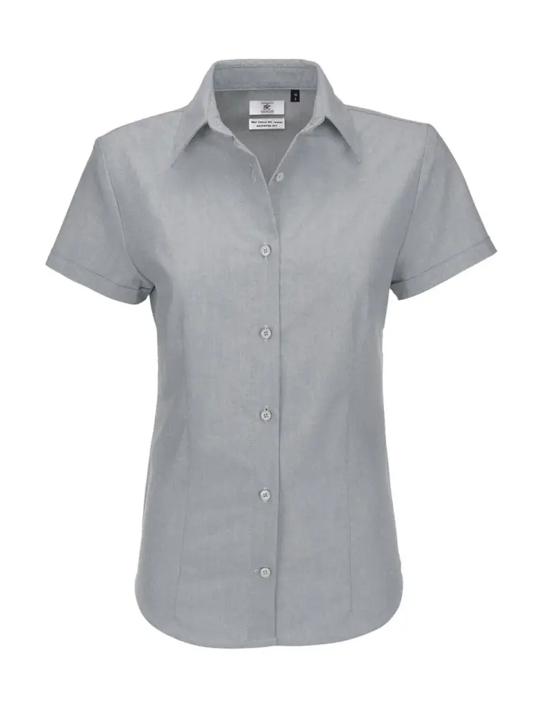 71142 - Oxford SSL/women Shirt, silver moon