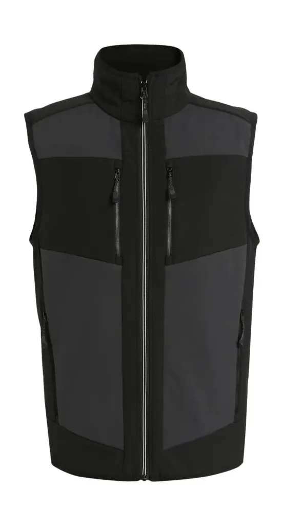 71717 - E-Volve Softshell Bodywarmer, ash/black