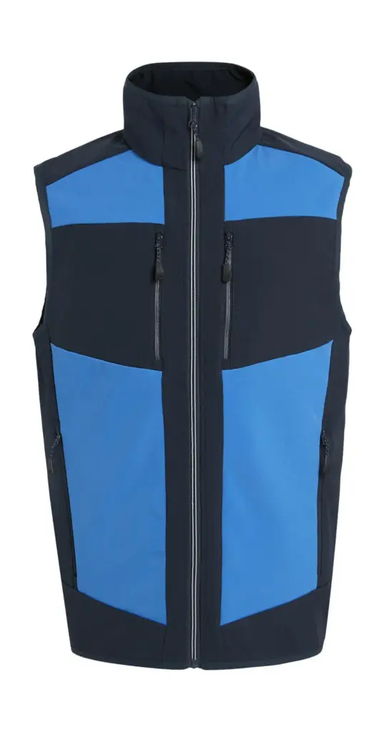Softshell Bodywarmer mit Logo bedruckbar, winddicht — Produktfoto 2