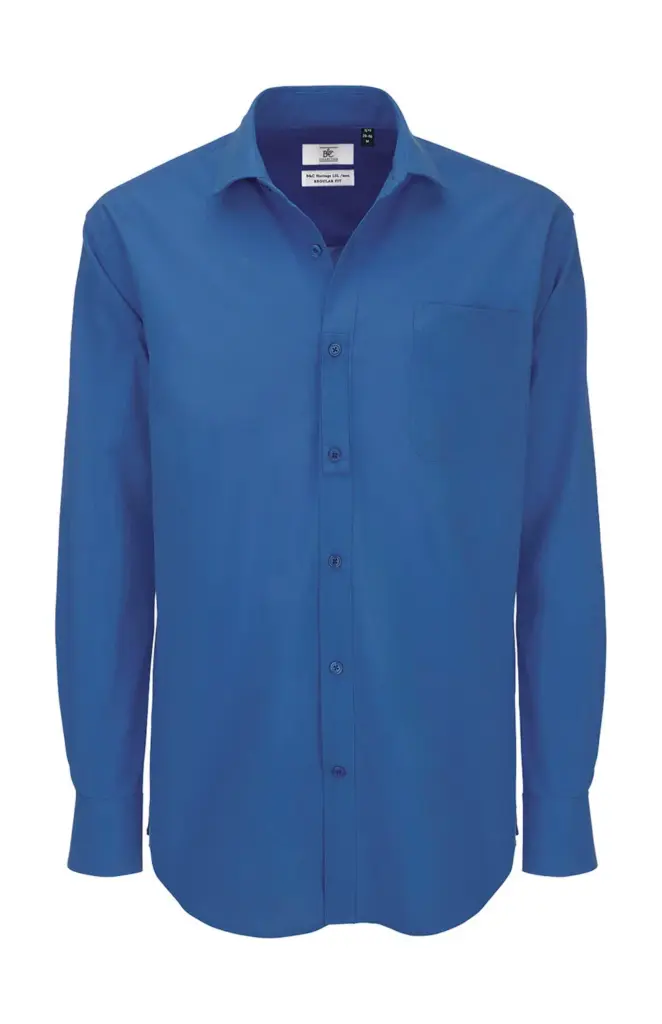 72442 - Heritage LSL/men Poplin Shirt, blue chip