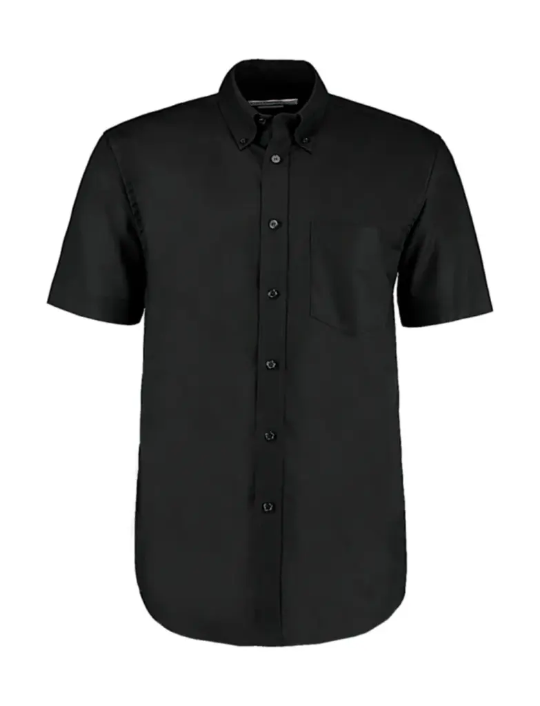73111 - Classic Fit Workwear Oxford Shirt SSL, black — productfoto 2