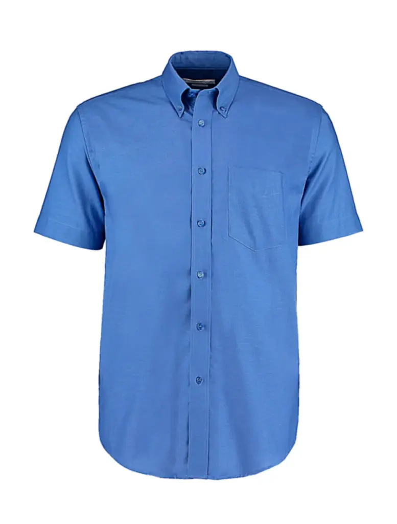 73111 - Classic Fit Workwear Oxford Shirt SSL, italian blue — productfoto 4