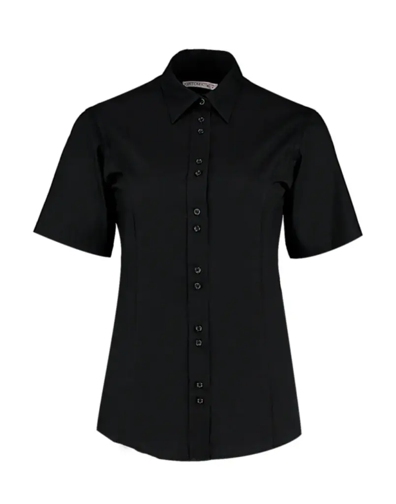 73511 - Women's Tailored Fit City Shirt SSL, black