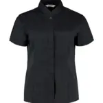 Damen-Hemd mit Mandarin-Kragen bedruckbar Tailored Fit Damen-Hemd mit Mandarin-Kragen bedruckbar Tailored Fit