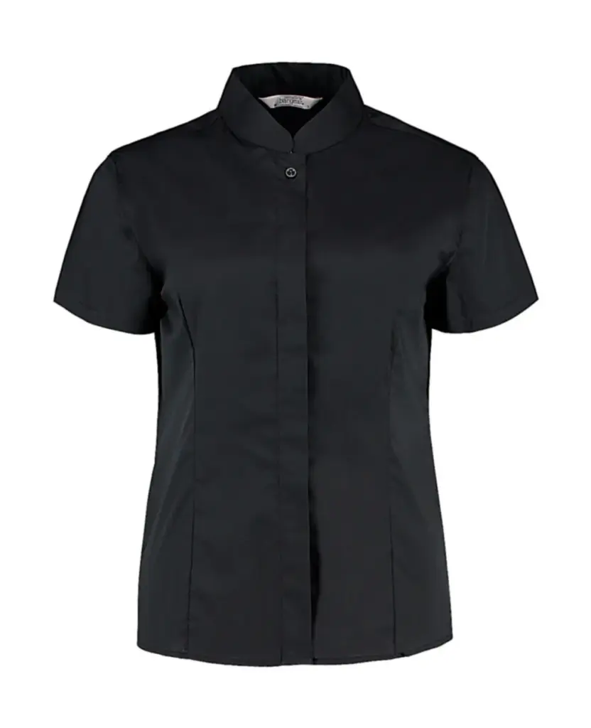Damen-Hemd mit Mandarin-Kragen bedruckbar Tailored Fit