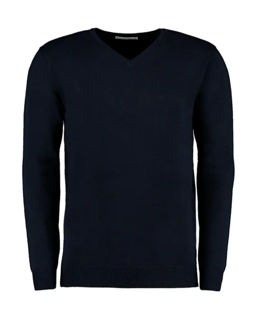 76211 - Classic Fit Arundel V Neck Sweater, navy — productfoto 3