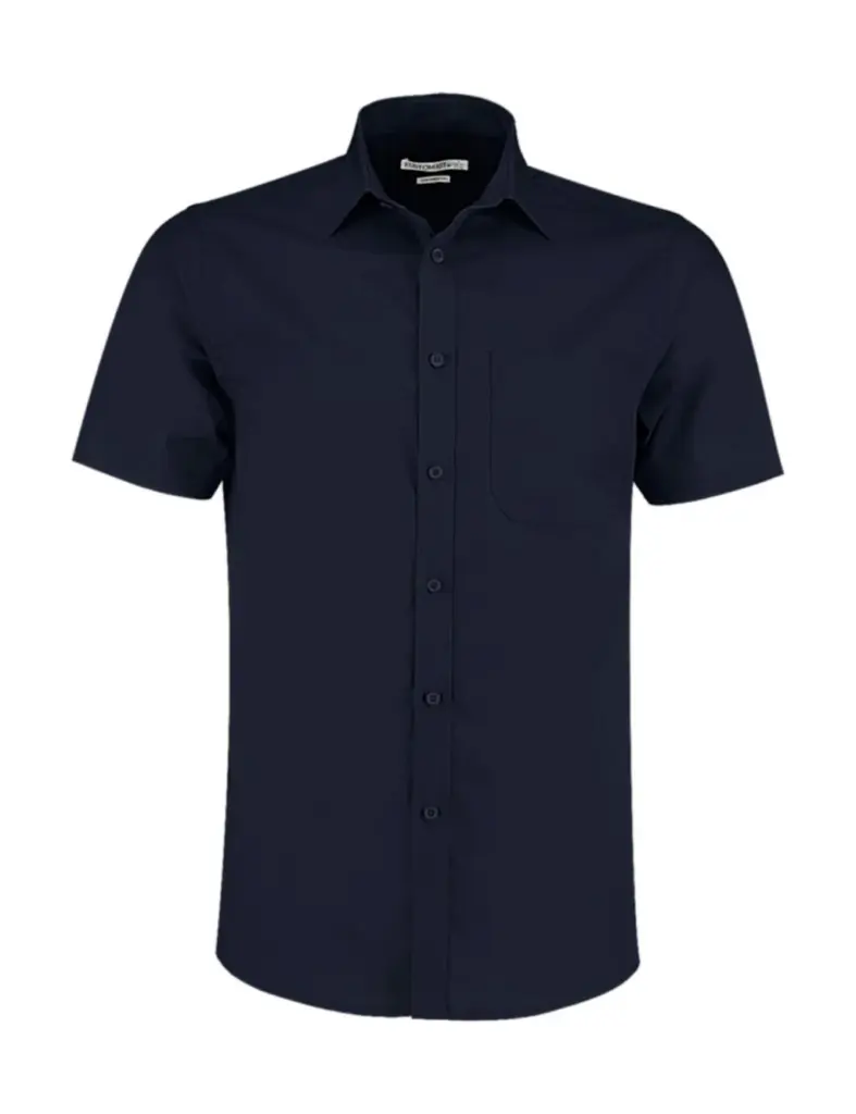 770_11_204_f-2018_01jpg - Hidalgo 77011 - Tailored Fit Poplin Shirt SSL, dark navy — productfoto 4