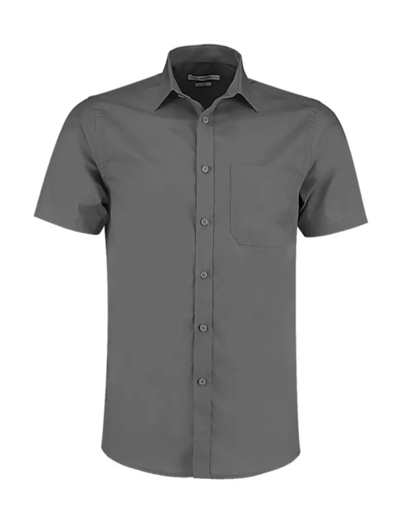 770_11_131_f-2018_01jpg - Hidalgo 77011 - Tailored Fit Poplin Shirt SSL, graphite — productfoto 3