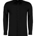 77111 - Tailored Fit Poplin Shirt, black — productfoto 2