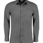 77111 - Tailored Fit Poplin Shirt, graphite — productfoto 3