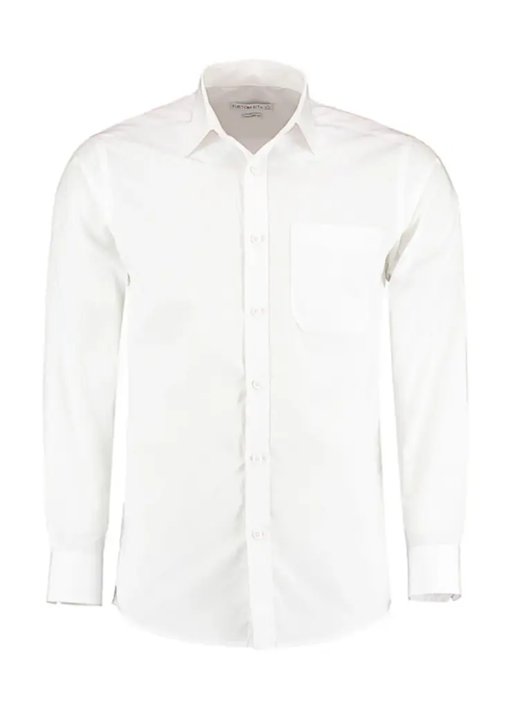 77111 - Tailored Fit Poplin Shirt, white