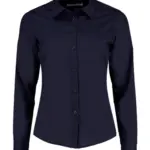 77311 - Women's Tailored Fit Poplin Shirt, dark navy — productfoto 3