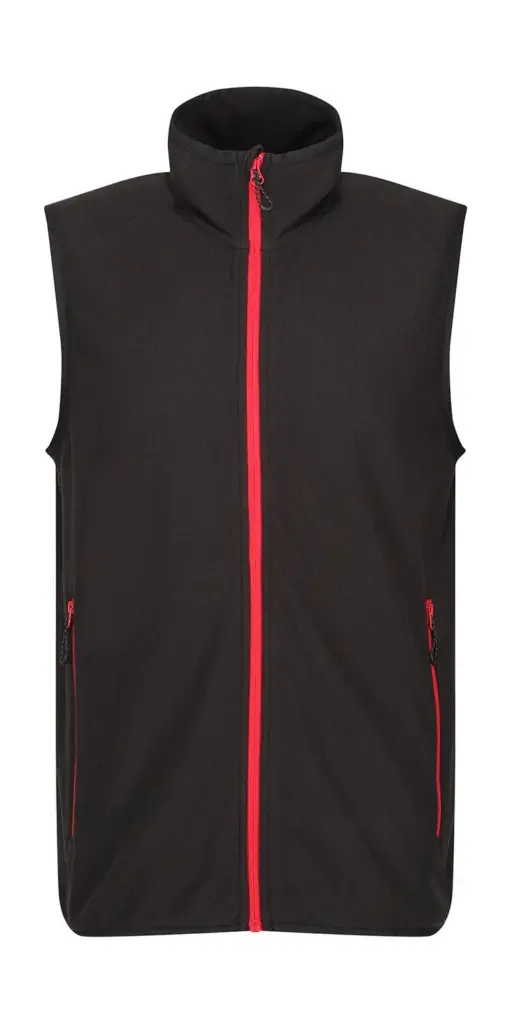 77417 - Navigate Fleece Bodywarmer, black / classic red — productfoto 3