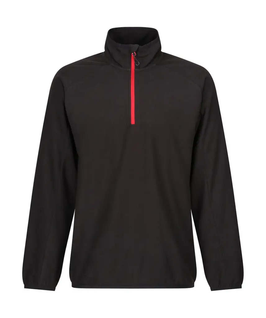 77517 - Navigate Half Zip Fleece, black / classic red — productfoto 3