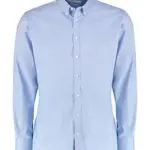 77611 - Slim Fit Stretch Oxford Shirt LS, light blue — productfoto 2