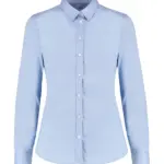 77711 - Women's Tailored Fit Stretch Oxford Shirt LS, light blue — productfoto 2