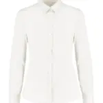 77711 - Women's Tailored Fit Stretch Oxford Shirt LS, white
