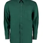 778_11_540_f-2018_01jpg - Hidalgo 77811 - Classic Fit Premium Oxford Shirt, bottle green — productfoto 6