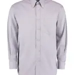 778_11_713_f-2018_01jpg - Hidalgo 77811 - Classic Fit Premium Oxford Shirt, silver grey — productfoto 7