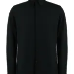 77911 - Tailored Fit Superwash® 60º Pique Shirt, black — productfoto 2