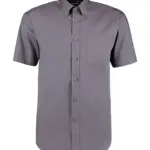 78411 - Classic Fit Premium Oxford Shirt SSL, charcoal — productfoto 3