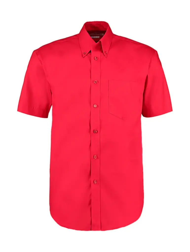 78411 - Classic Fit Premium Oxford Shirt SSL, red — productfoto 6