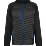 79017 - Men’s Navigate Hybrid Hooded Jacket, black/new royal — productfoto 2