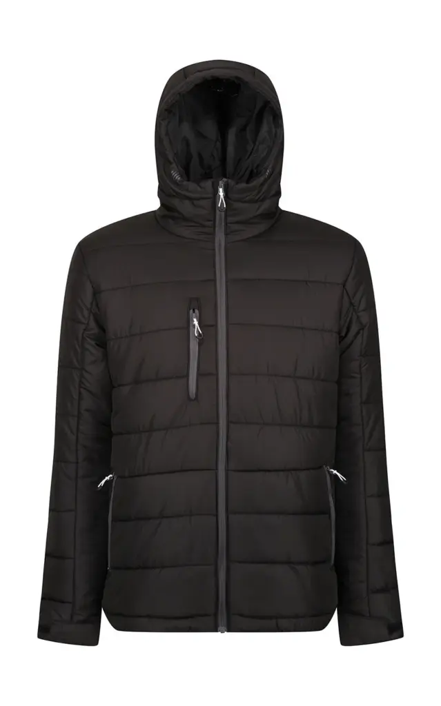 79117 - Men’s Navigate Thermal Hooded Jacket, black/seal grey