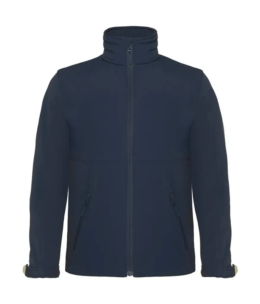 81042 - Hooded Softshell/kids, navy — productfoto 2