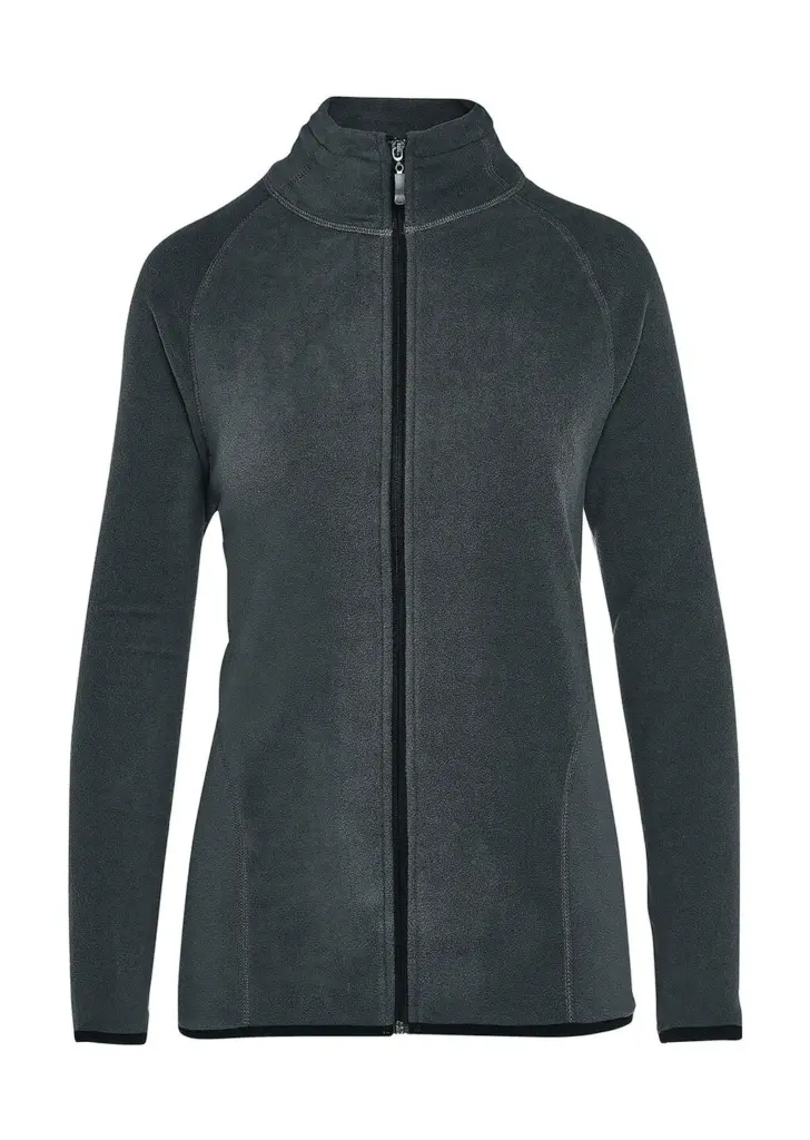 81052 - Signature Tagless Microfleece Full Zip Women, charcoal — productfoto 2