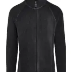 81152 - Signature Tagless Microfleece Full Zip Men, dark black