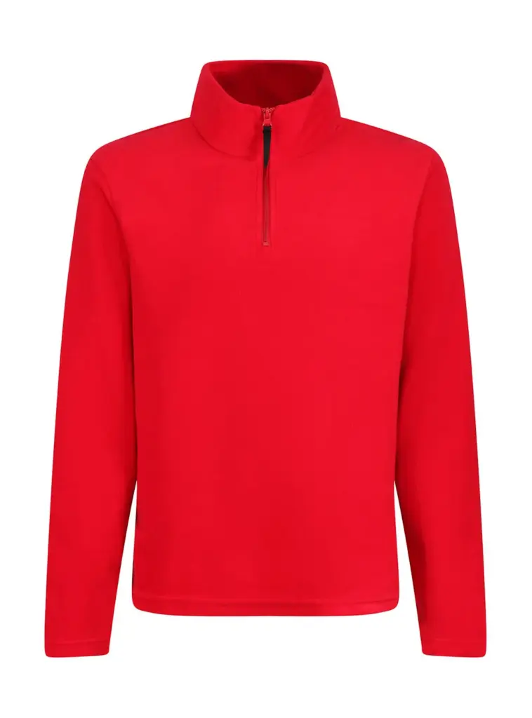 82117 - Micro Zip Neck Fleece, classic red — productfoto 3