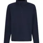 82117 - Micro Zip Neck Fleece, dark navy — productfoto 2