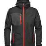 83618 - Stormtech Men's Olympia Shell, black/bright red — productfoto 3