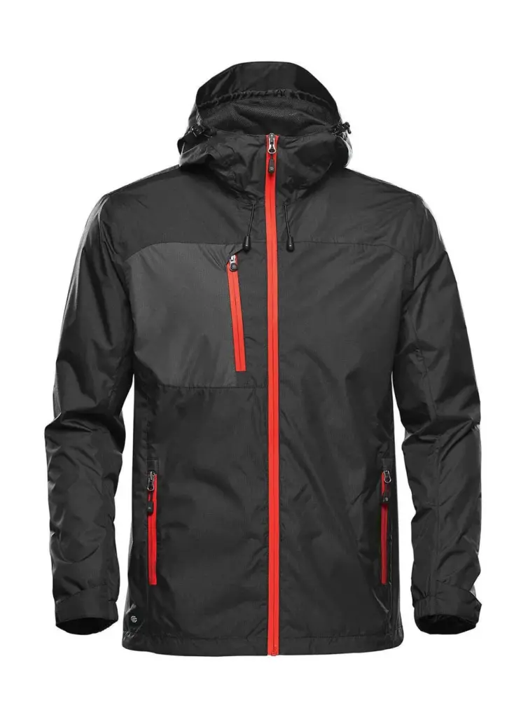83618 - Stormtech Men's Olympia Shell, black/bright red — productfoto 3