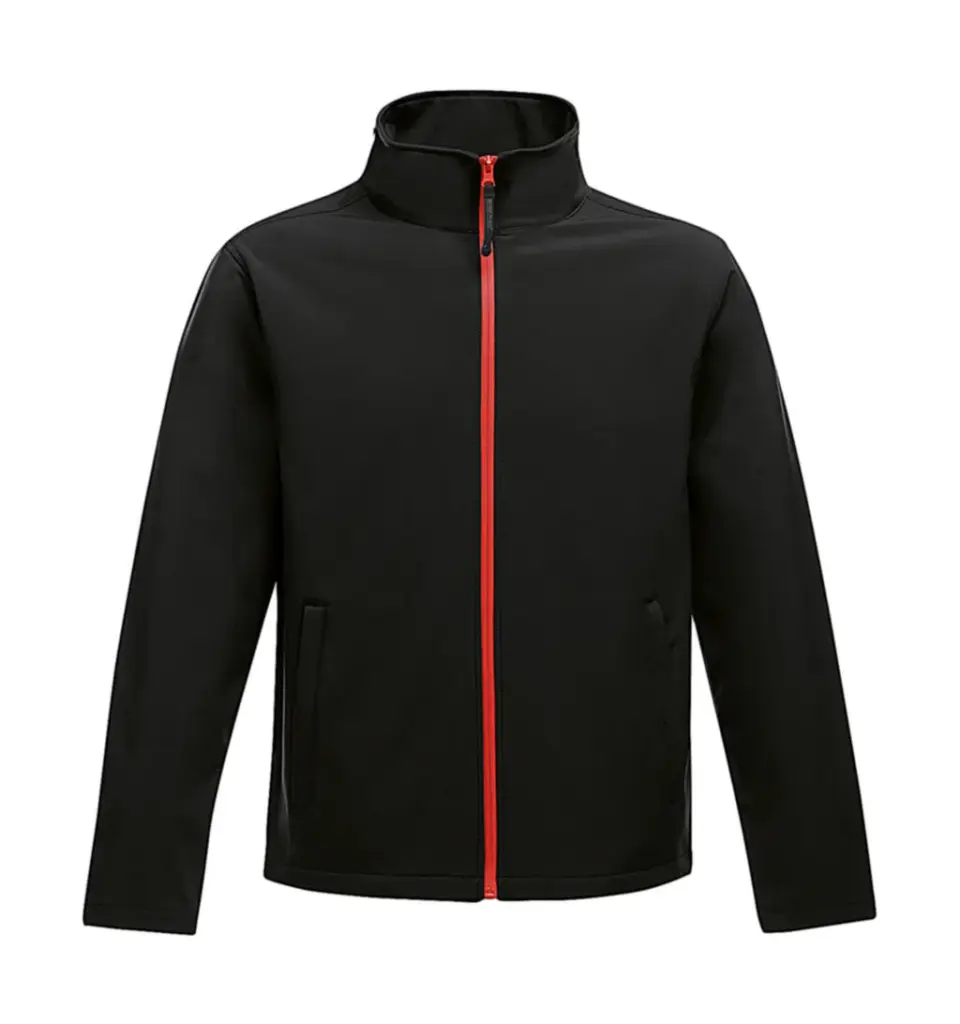 85617 - Ablaze Printable Softshell, black / classic red — productfoto 2