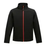 85717 - Women's Ablaze Printable Softshell, black / classic red — productfoto 2