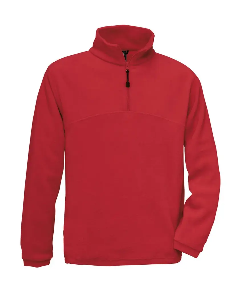 86542 - Highlander+ 1/4 Zip Fleece Top, red — productfoto 4
