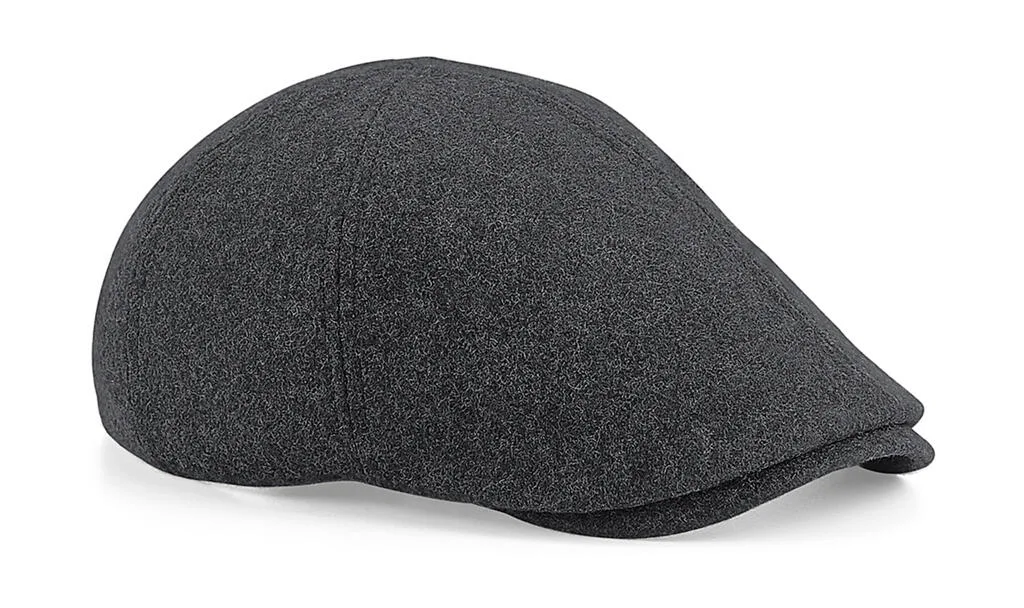 90169 - Melton Wool Ivy Cap, charcoal marl