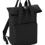90329 - Twin Handle Roll-Top Backpack, black