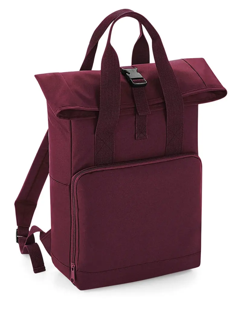 90329 - Twin Handle Roll-Top Backpack, burgundy — productfoto 7