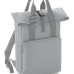 90329 - Twin Handle Roll-Top Backpack, light grey — productfoto 3