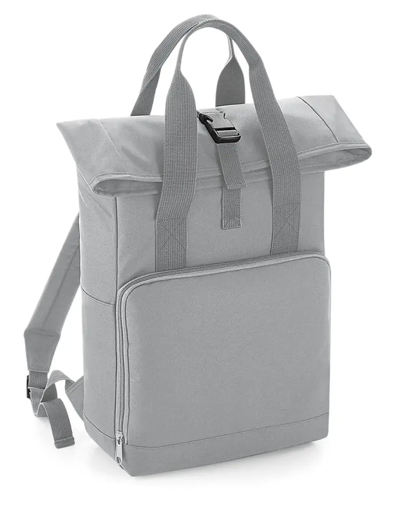90329 - Twin Handle Roll-Top Backpack, light grey — productfoto 3