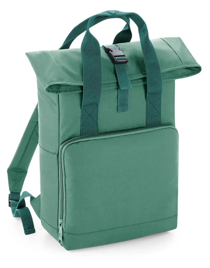 90329 - Twin Handle Roll-Top Backpack, sage green — productfoto 8