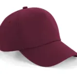 90469 - Authentic 5 Panel Cap, burgundy — productfoto 7