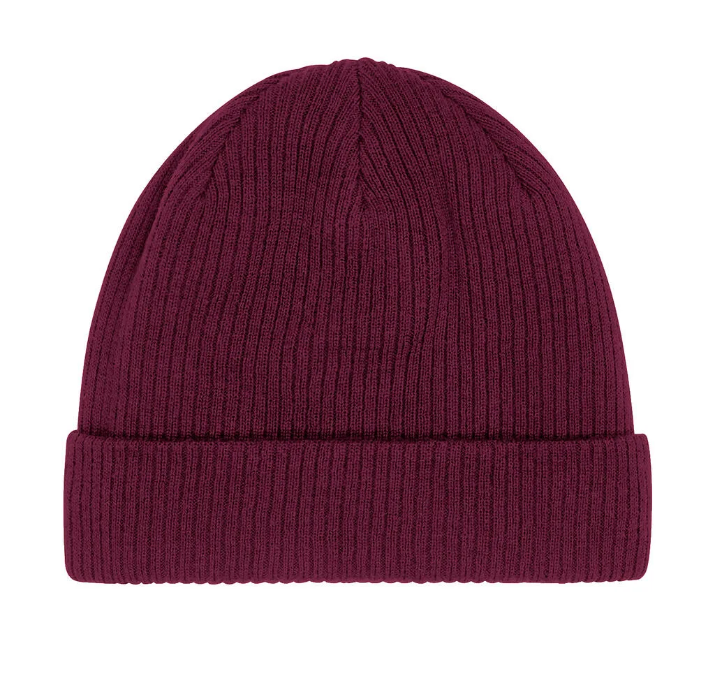 90569 - Organic Cotton Beanie, burgundy — productfoto 4