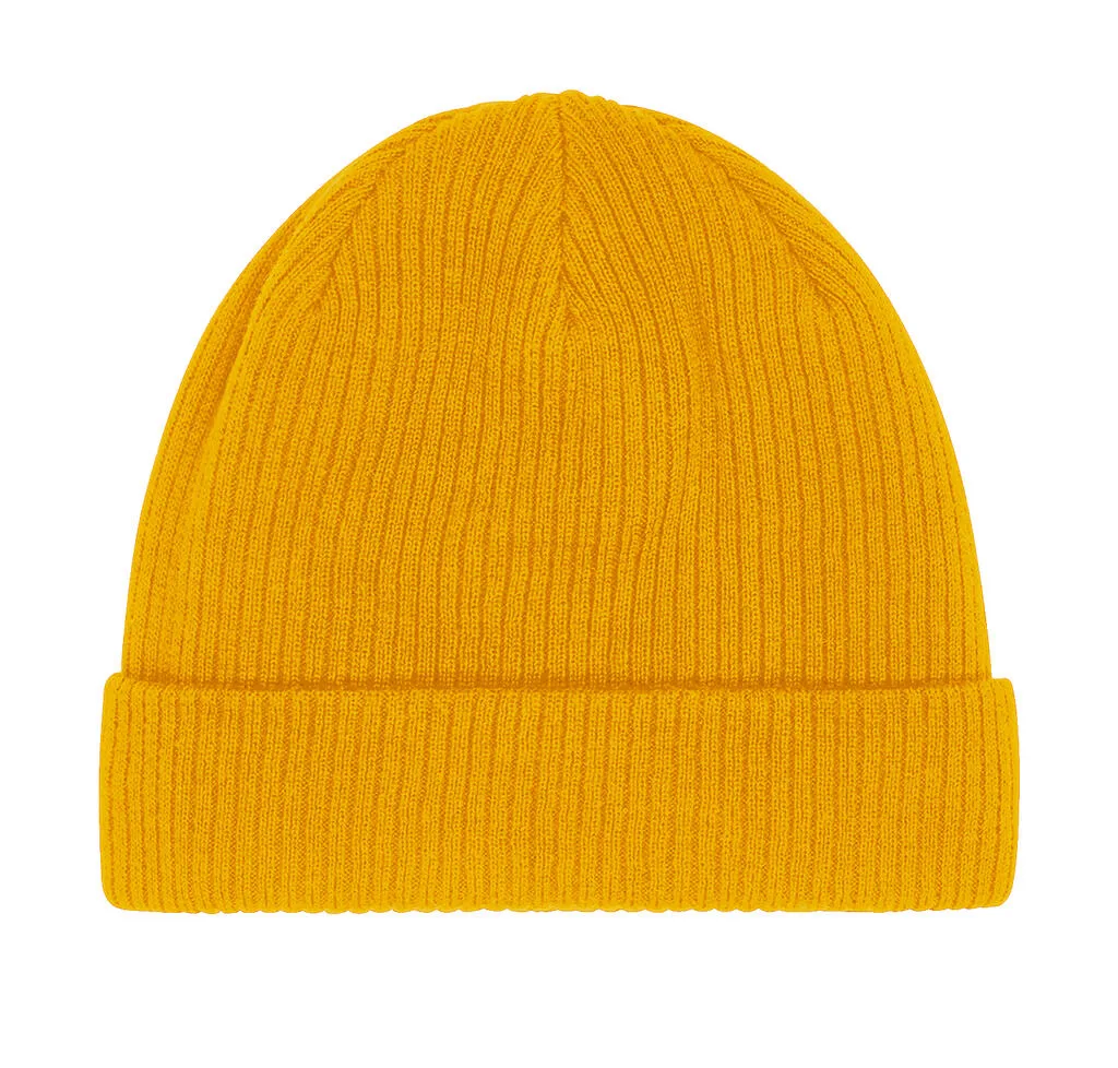 90569 - Organic Cotton Beanie, mustard — productfoto 6