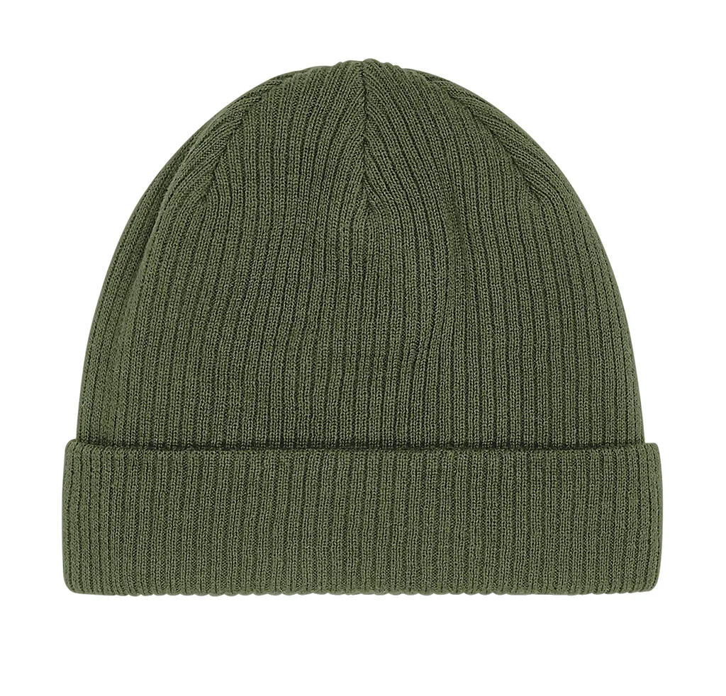 90569 - Organic Cotton Beanie, olive green — productfoto 5