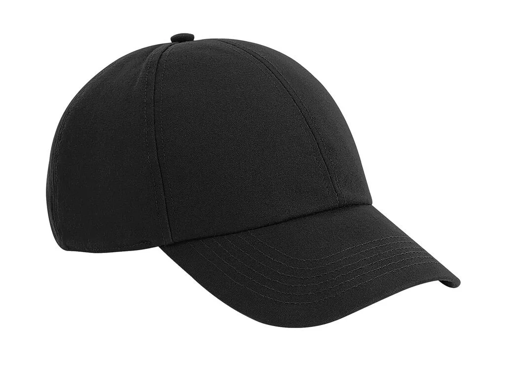 90669 - Organic Cotton 6 Panel Cap, black